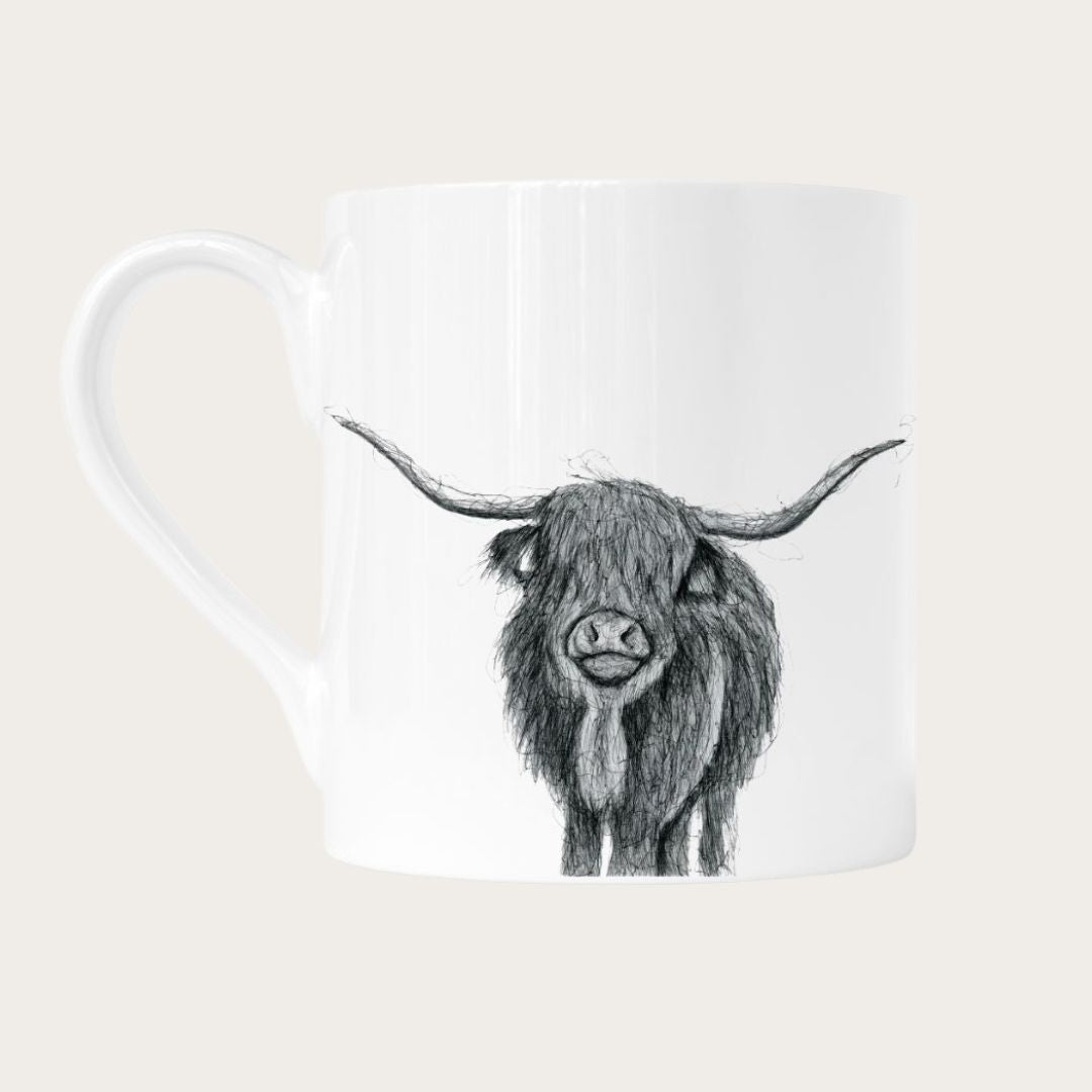 Highland Cow Bone China Mug