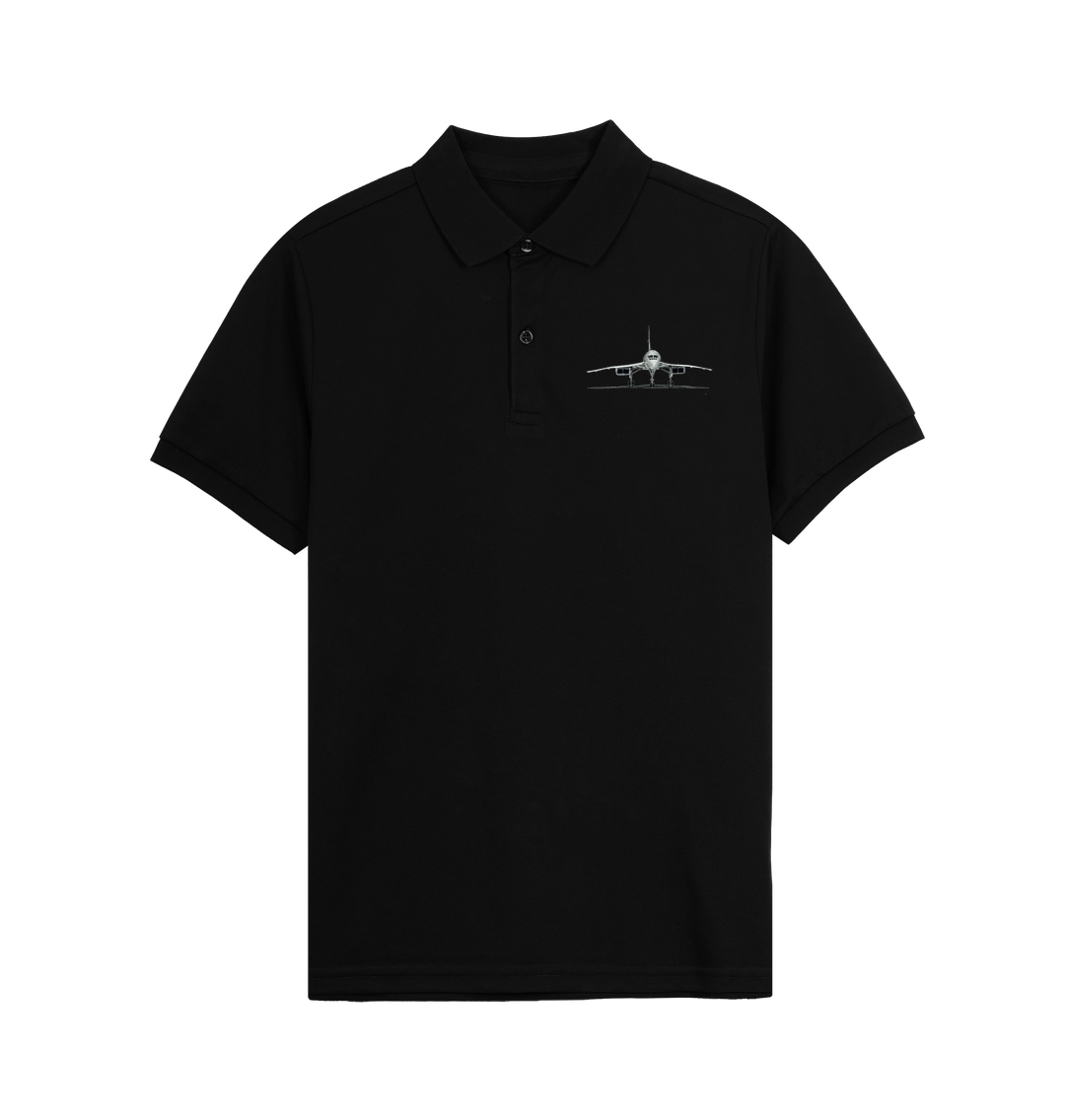 Black Men's Organic Concorde Polo Shirt