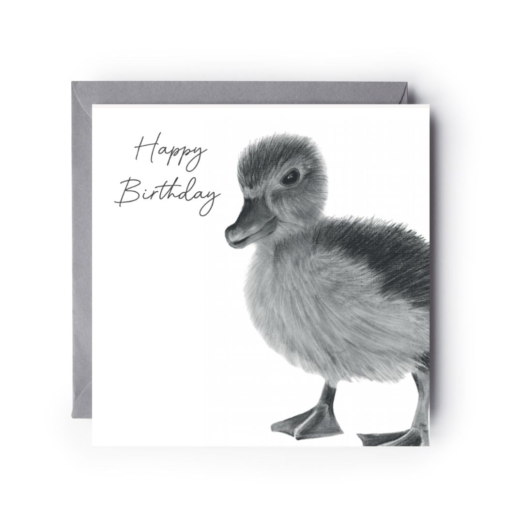 Happy Birthday Duckling Card