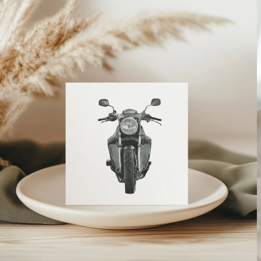 Motorbike Greeting Card