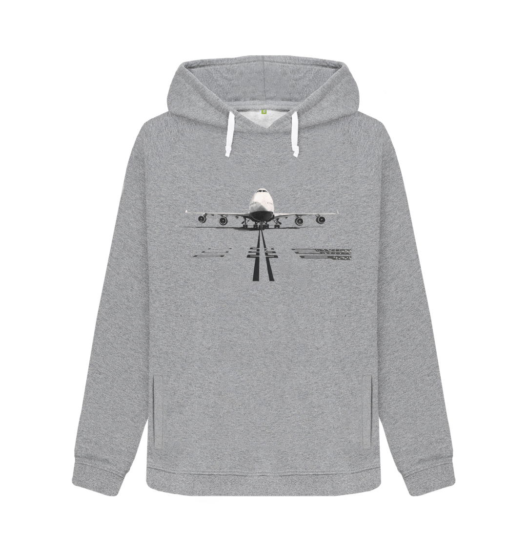 Athletic Grey Boeing 747 Hoodie