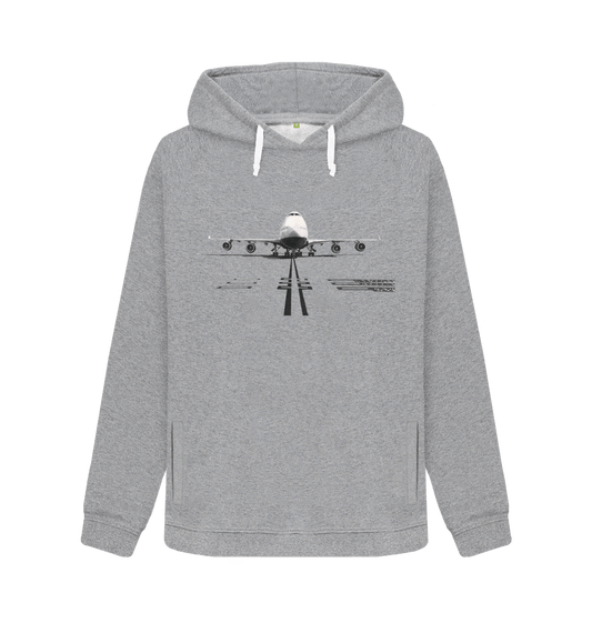 Athletic Grey Boeing 747 Hoodie