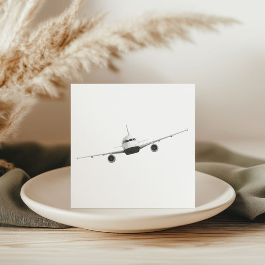 Airbus A320 Flying Greeting Card