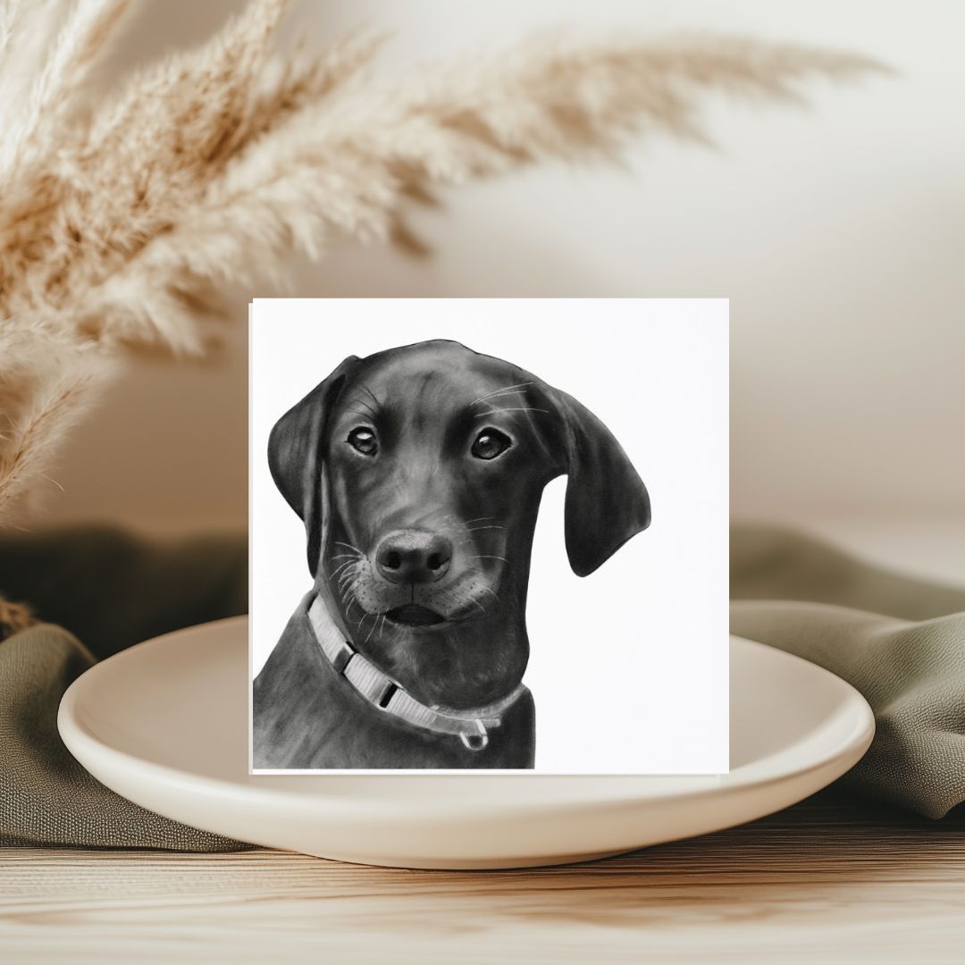 Avoir the Labrador Greeting Card