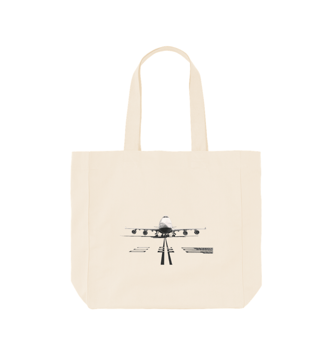 Natural Boeing 747 Organic Tote Bag