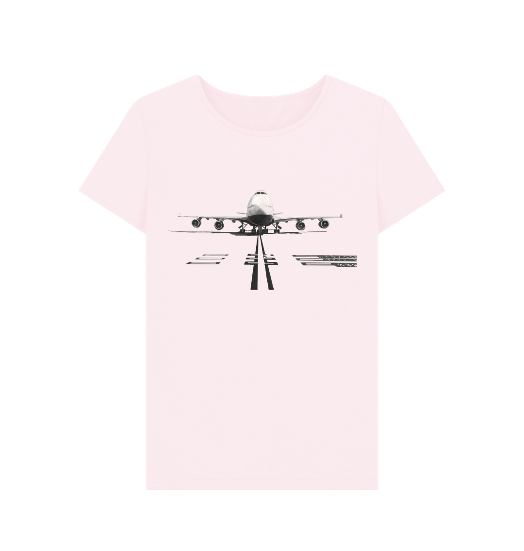 Pink Women's Boeing 747 Tee Shirt