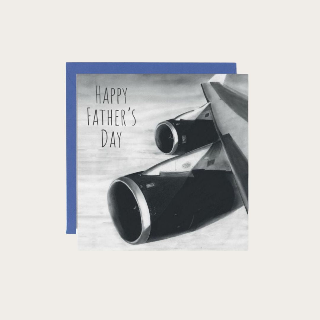 Happy Father’s Day 747 Wing Card