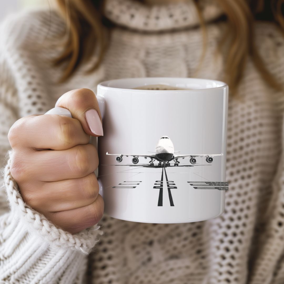 Boeing 747 Bone China Mug