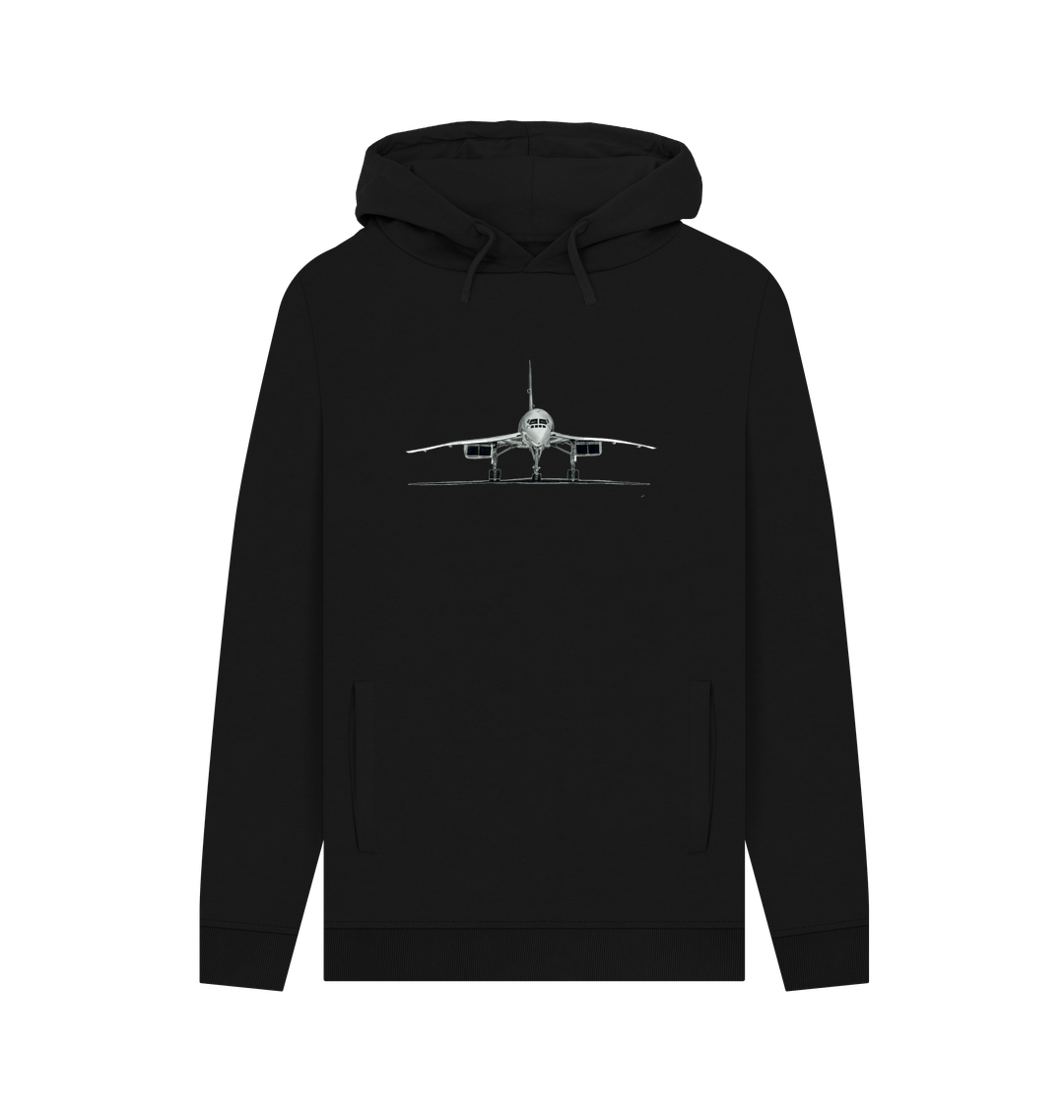 Black Men's Concorde Organic Cotton Pullover with Pockets