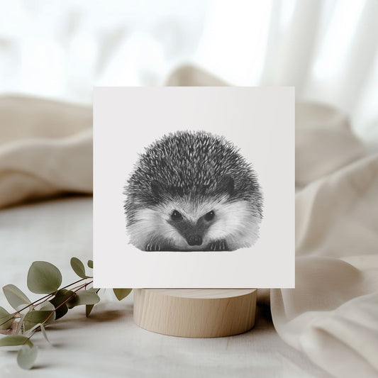 Persei the Hedgehog Hand Drawn Greeting Card