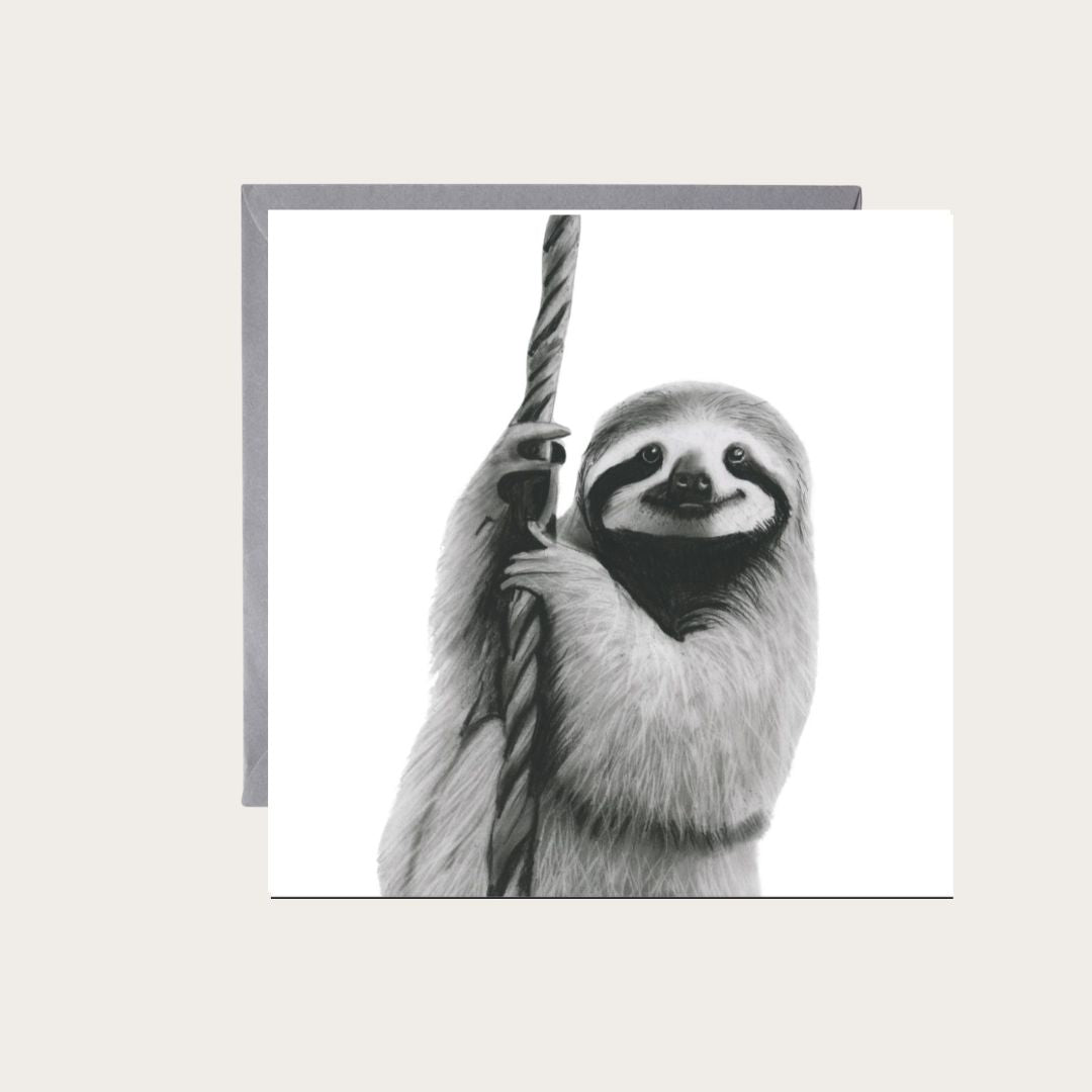 Tejat the Sloth Greeting Card