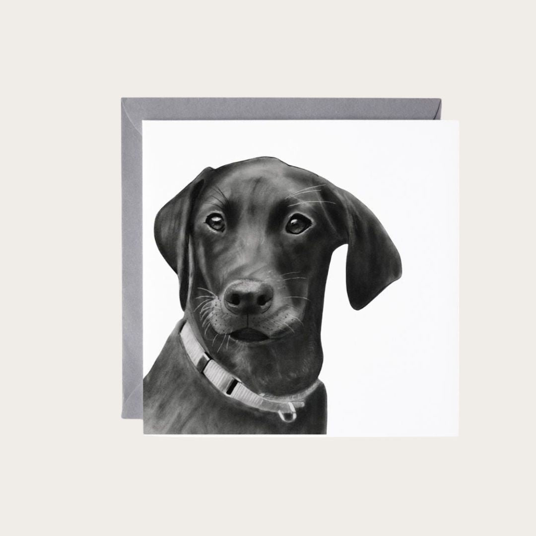 Avoir the Labrador Greeting Card