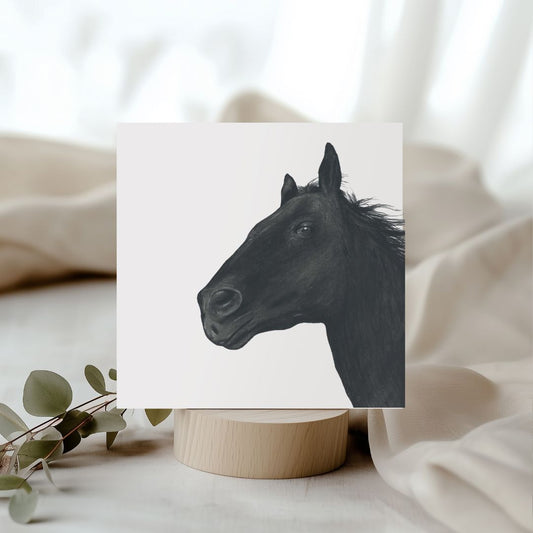 Stribor the Horse Hand Drawn Greeting Card