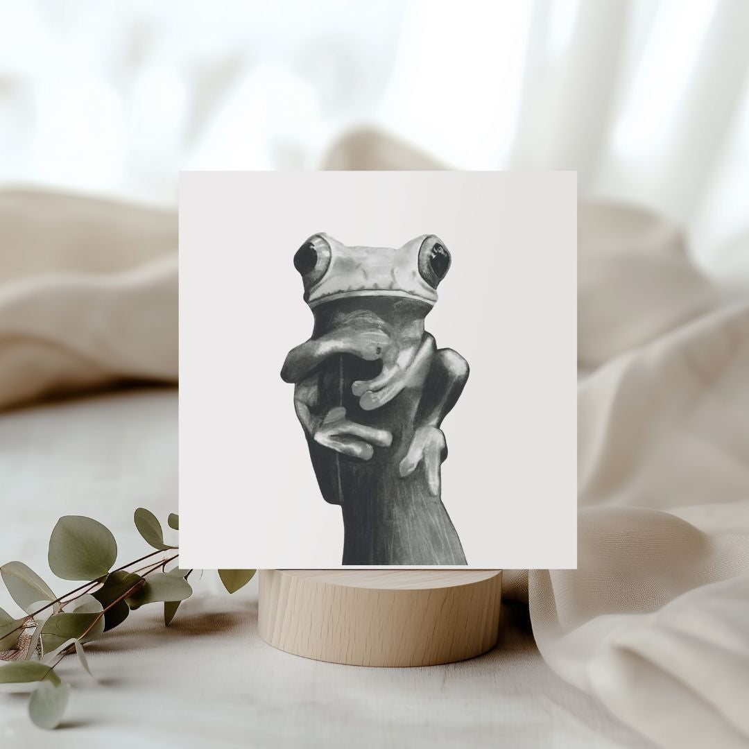 Drako the Frog Greeting Card