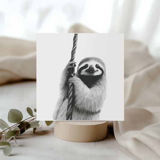 Tejat the Sloth Greeting Card