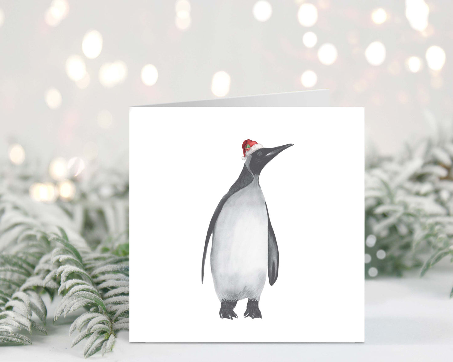 Alya the Solo Penguin Greeting Card