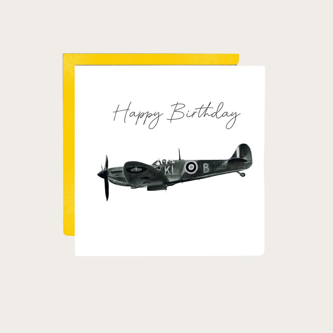 Happy Birthday Spitfire Greeting Card