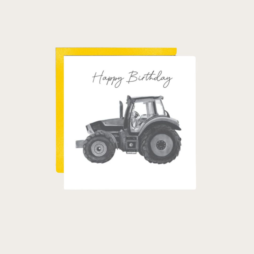 Happy Birthday Tractor Birthday Card