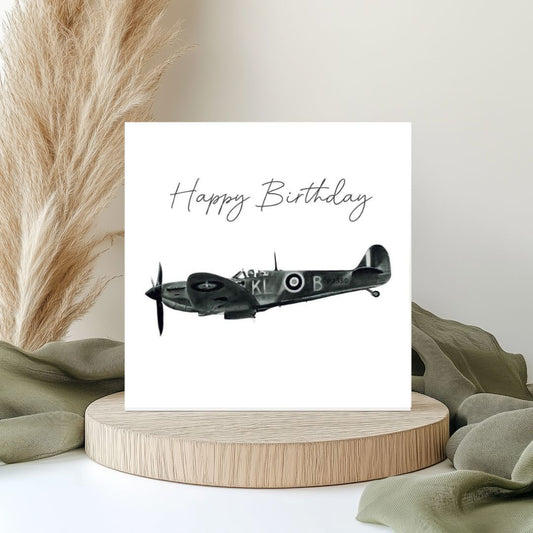 Happy Birthday Spitfire Greeting Card