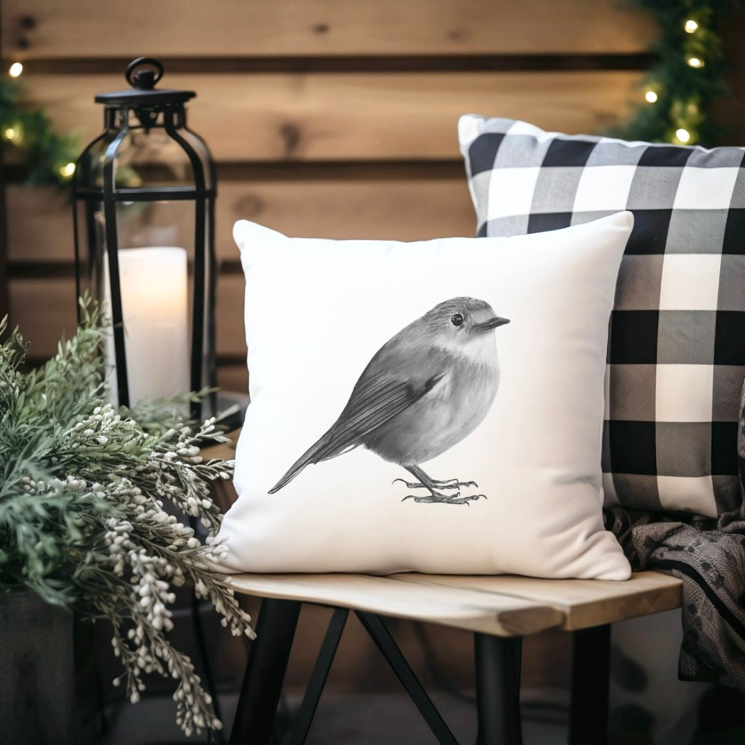 Faux Suede Robin Cushion