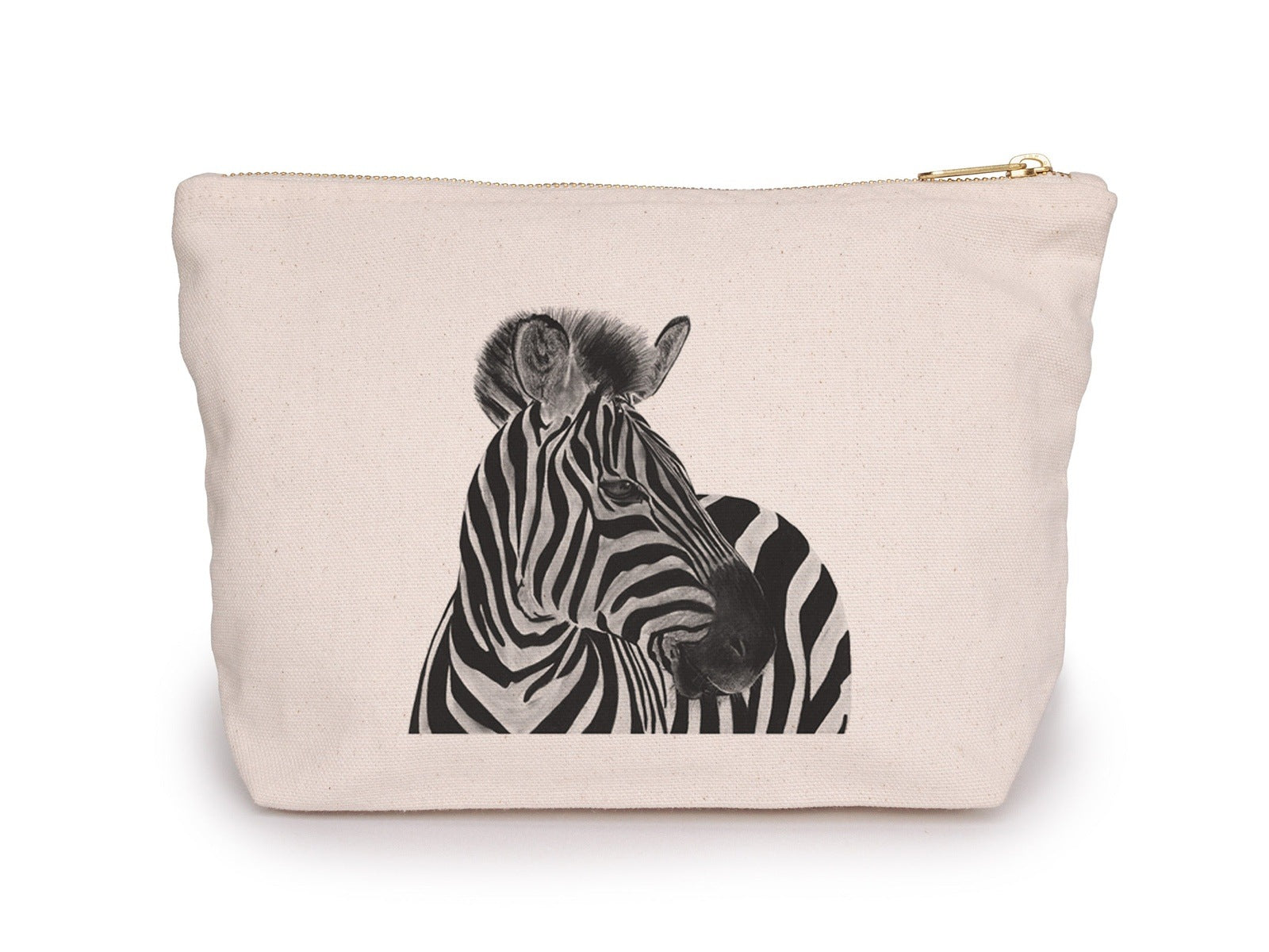 Zebra Pouch Bag From Libra Fine Arts, Zebra Pouch Bag: Stylish pouch featuring a striking hand-drawn zebra design. Perfect for organizing your essentials, this eye-catching bag makes a great gift for zebra enthusiasts and wildlife lovers. Ideal for birthdays, Christmas presents, or adding a bold touch of safari-inspired flair to your daily routine.