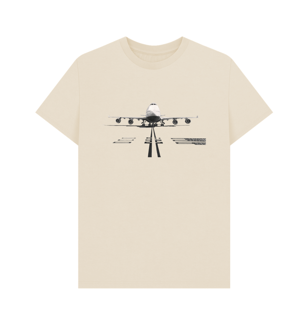 Oat Men's Boeing 747 Aircraft Organic Tee Shirt