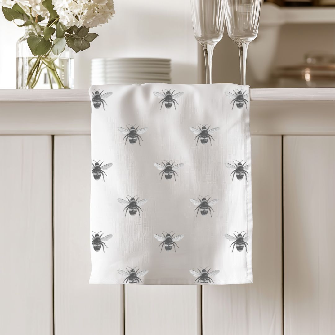 Busy Bees Premium Cotton Teatowel