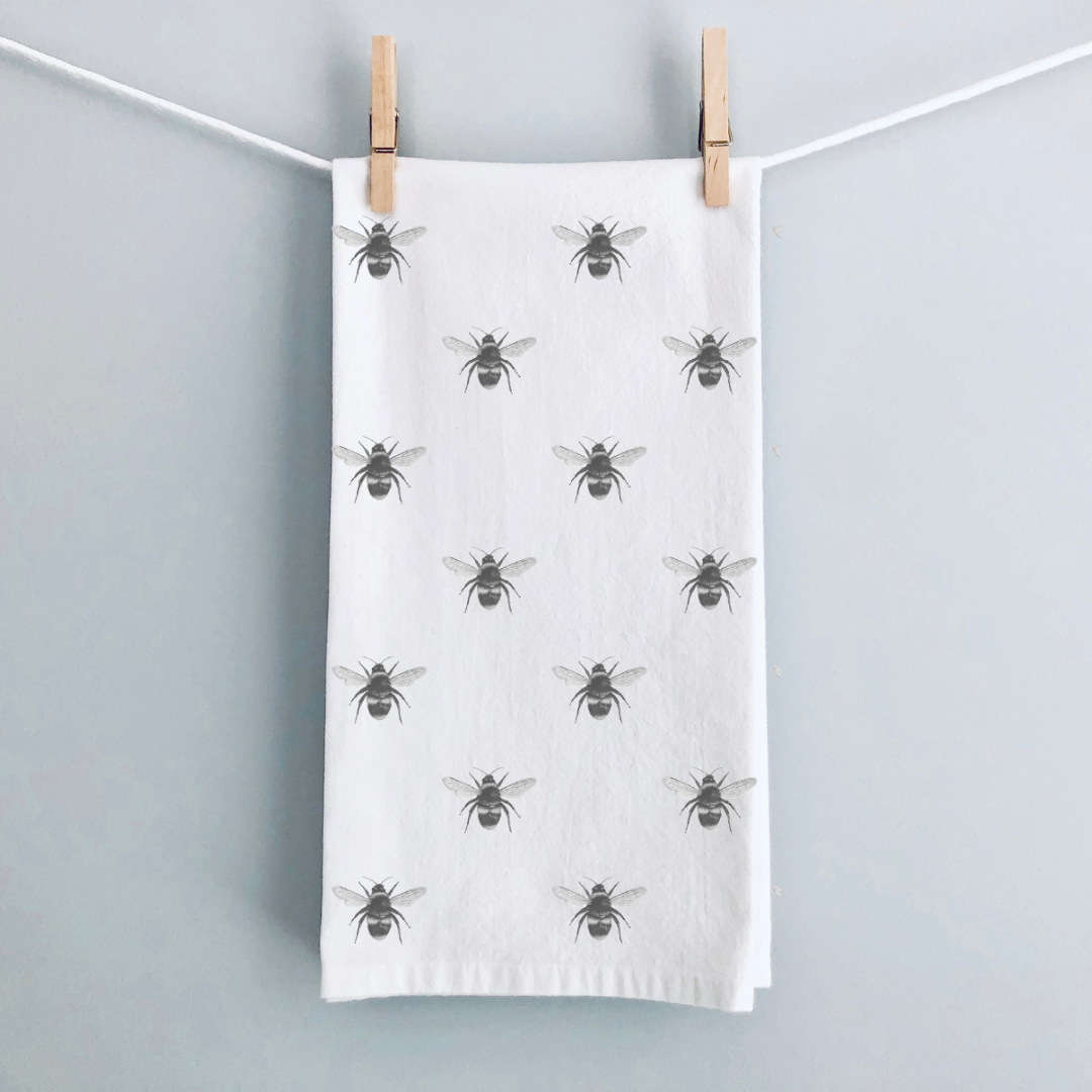 Busy Bees Premium Cotton Teatowel