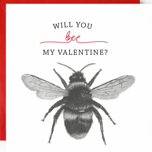 Will You Bee My Valentine Card