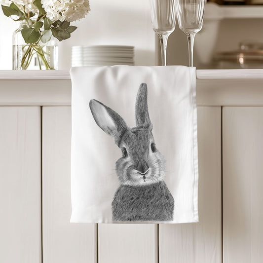 Bellatrix the Bunny Premium Cotton Tea Towel