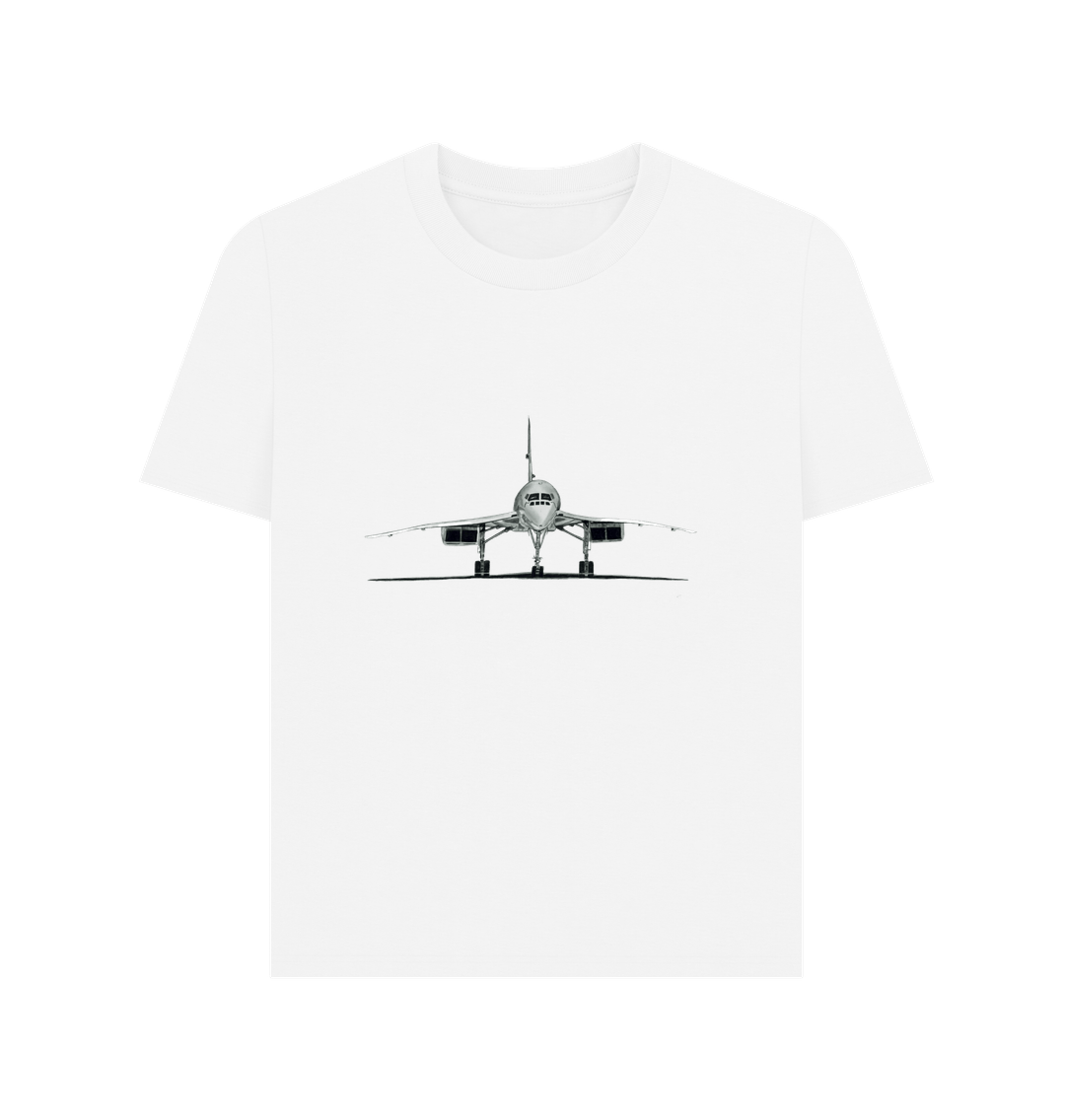 White Women's Concorde Organic Tee Shirt