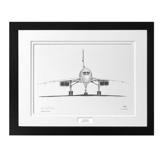 Concorde Limited Edition Signed Framed Print .