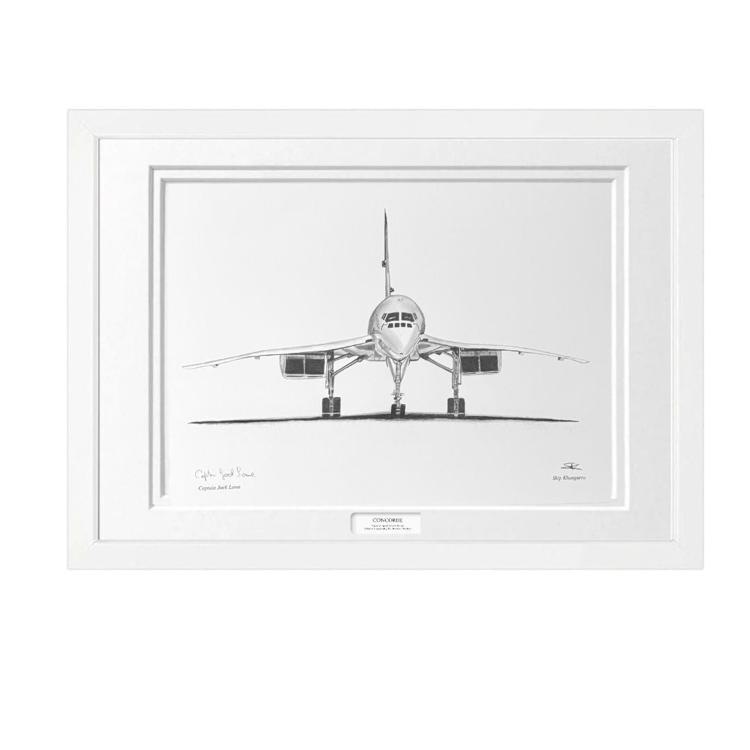 Concorde Limited Edition Signed Framed Print .