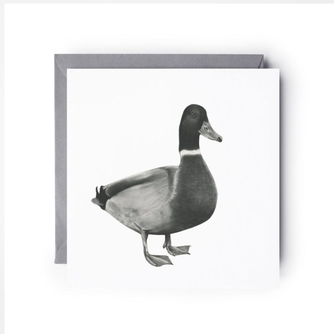 Rana the Duck Hand Drawn Greeting Card