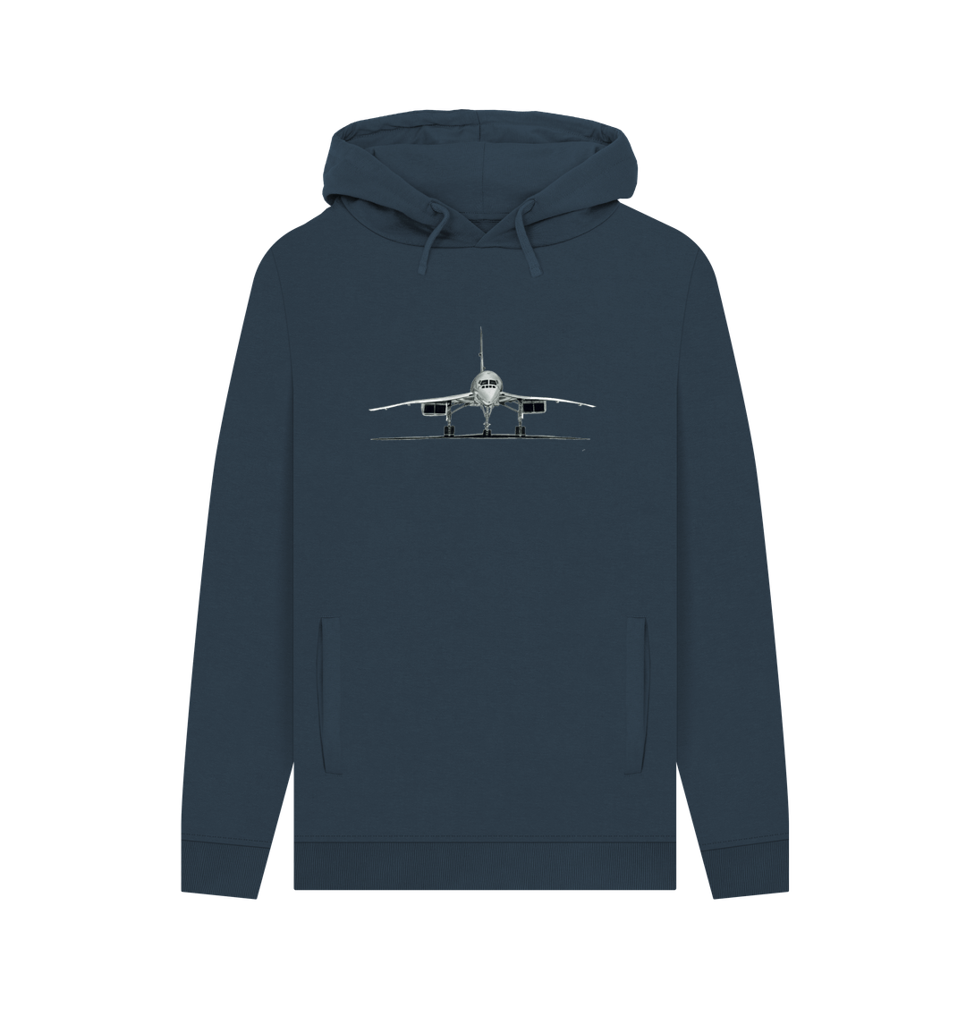 Navy Men's Concorde Organic Cotton Pullover with Pockets