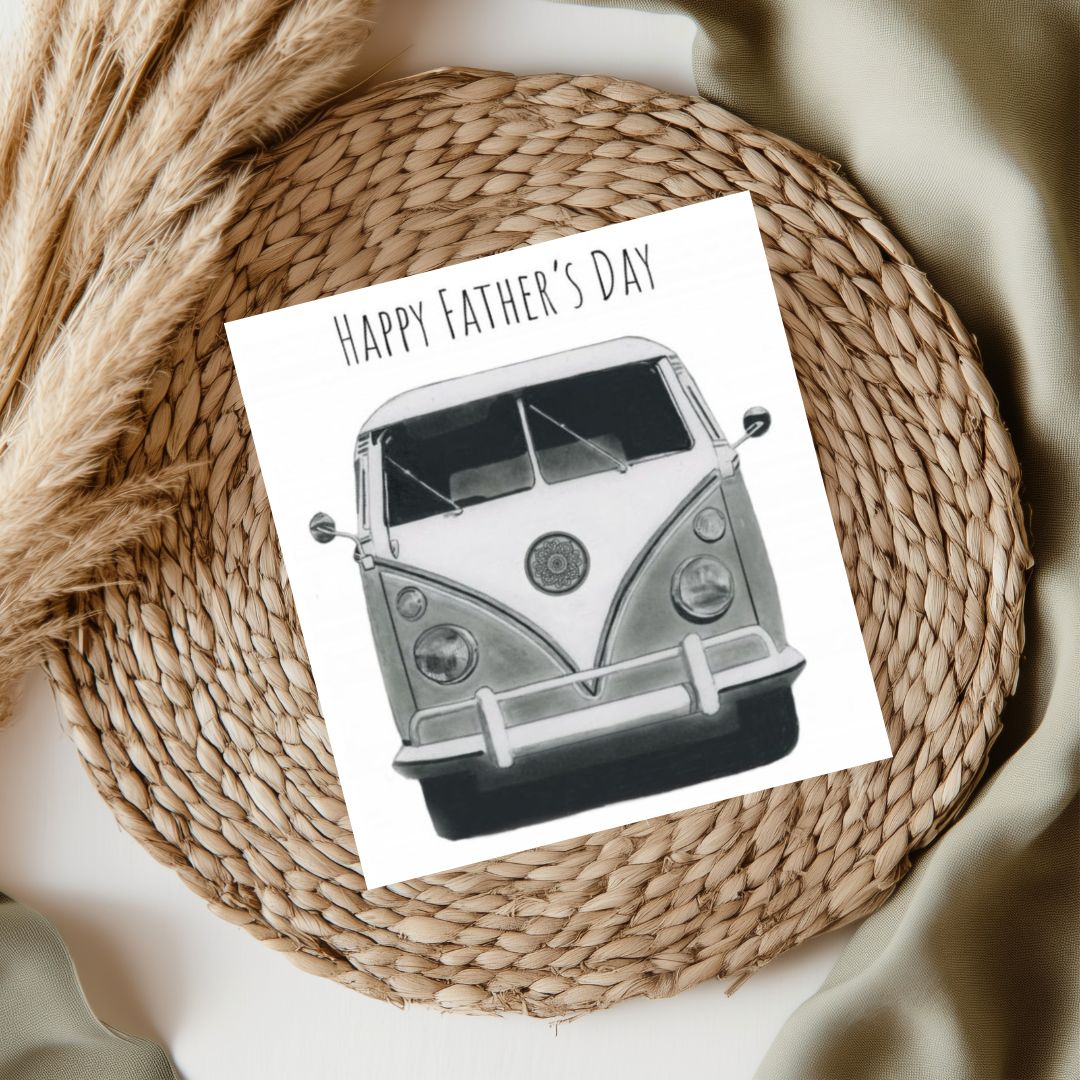 Happy Fathers Day Camper Card