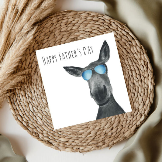 Happy Father’s Day Donkey Card