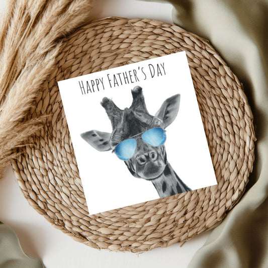 Happy Father’s Day Cool Giraffe Card