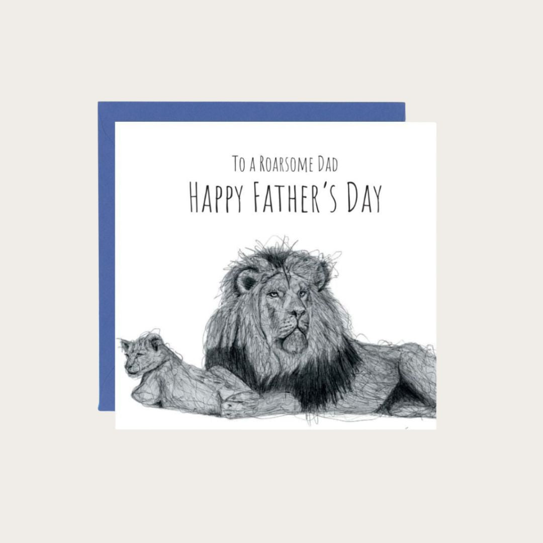 To A Roarsome Dad Fathers Day Card