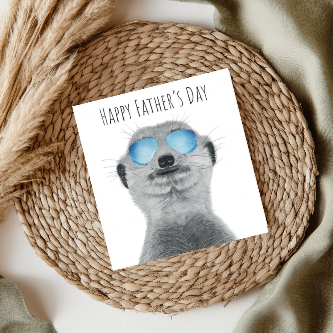 Happy Father’s Day Meerkat Card