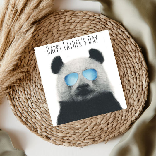 Cool Panda Father's Day Card