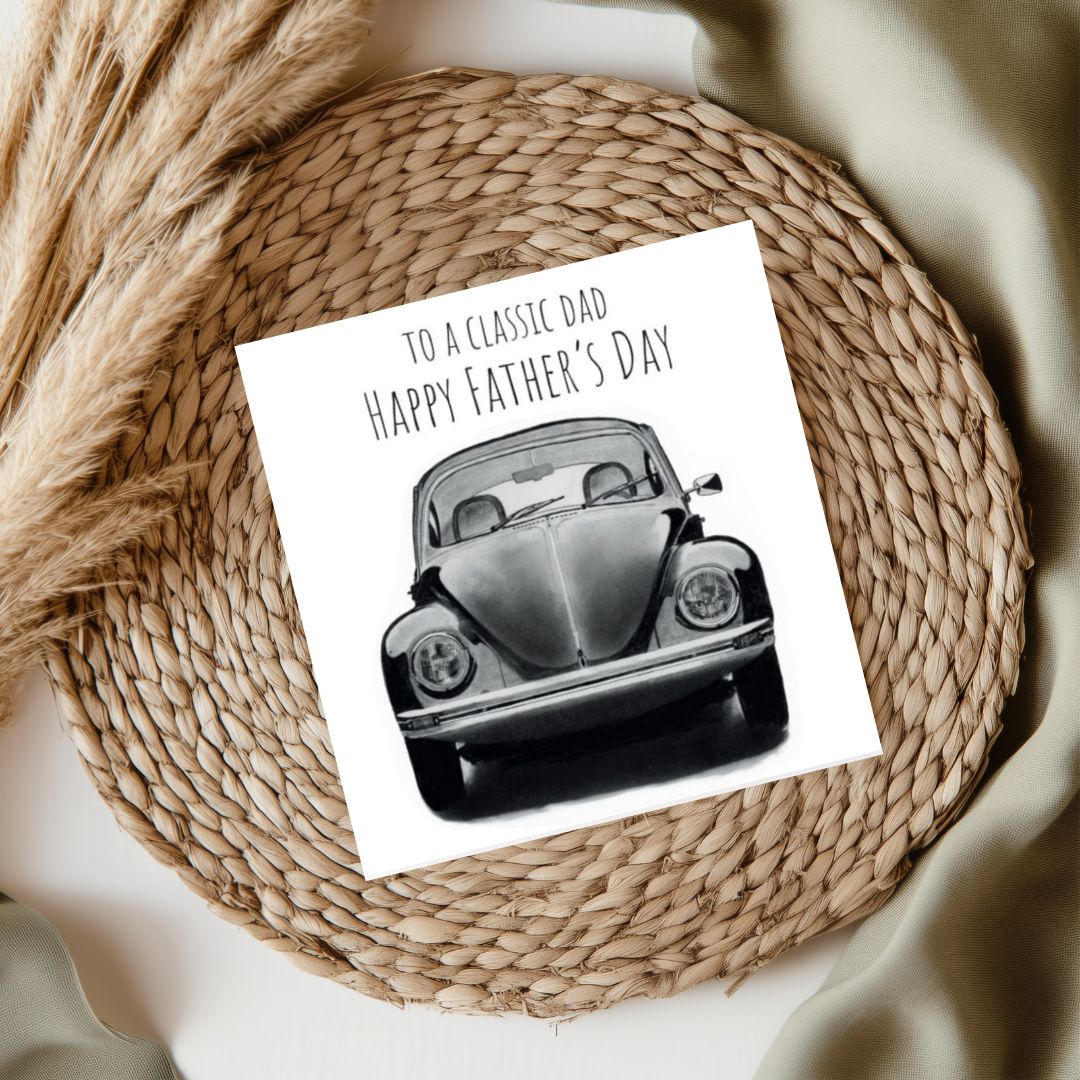 Classic Beetle Dad Father’s Day Card