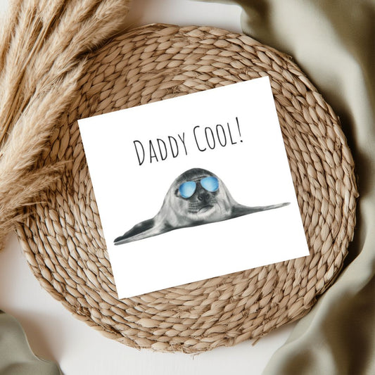 Daddy Cool Seal Card