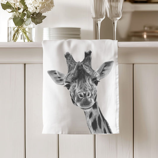 Maya the Giraffe Cotton Tea Towel