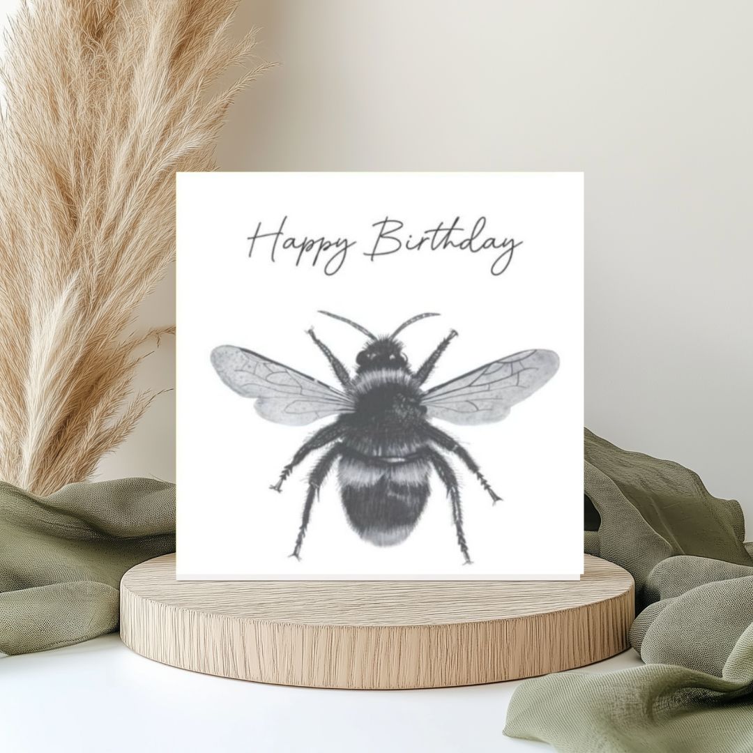 Happy Birthday Bee Card