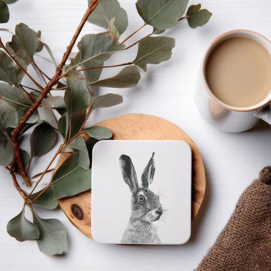 Floras the Hare Drinks Coaster