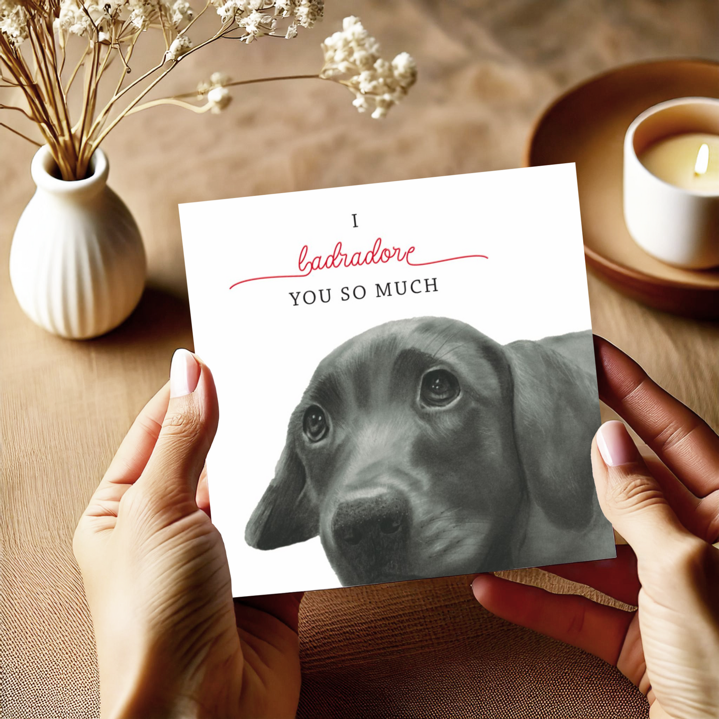 I Labradore You SO Much Greeting Card