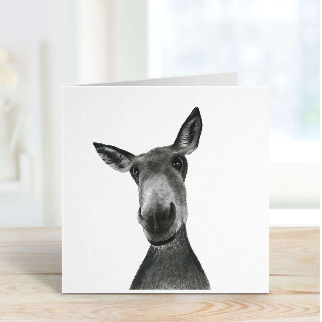 Sirus the Donkey Greeting Card