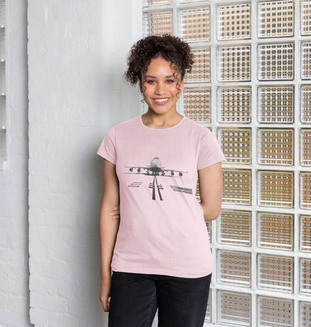 Women's Boeing 747 Organic Cotton Tee Shirt