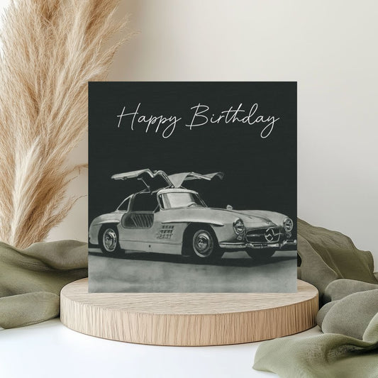 Gullwing Sports Birthday Card